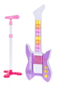 Rennes RG-035PK Mikrofonlu Tuşlu Çocuk Elektro Oyuncak Gitar (Mikrofon Standı ve Askı Dahil) - 1