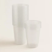 Plastik Bardak İnce Şeffaf 180cc 100lü thumbnail 2