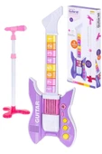Rennes RG-035PK Mikrofonlu Tuşlu Çocuk Elektro Oyuncak Gitar (Mikrofon Standı ve Askı Dahil) - 2