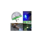 Alfa USB Disko Topu Sese Duyarlı Renkli Işıklı LED Lamba thumbnail 3