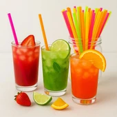 Supertrend Fosforlu Renkli Pipet 5mm x 21cm - 50 Adet thumbnail 1