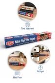 Supertrend Airfry, Tost, Fırın İçin Mini Kesilmiş Pişirme Kağıdı 30x42cm thumbnail 4