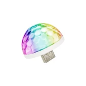 Alfa USB Disko Topu Sese Duyarlı Renkli Işıklı LED Lamba thumbnail 1