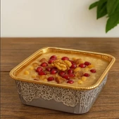 Supertrend Premium Gri Desenler Kare Tatlı Kase 12li thumbnail 2