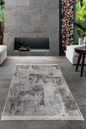 elleser Dekoratif Yıkanabilir Kaymaz Tabanlı Salon Halısı KD-GRO-1000 - 1