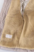 YENİ Varaklı Peluş Kürklü Fermuarlı Kapitone Kapüşonlu Kar Şişme Kışlık Erkek Bebek Mont Çocuk Kaban - 4