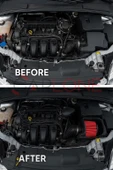 Ford Focus 3 Uyumlu Araca Özel Spor Açık Hava Filtresi Kırmızı Renk İthal Ürün Yüksek Performans - 3
