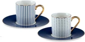 Jumbo Navy 2 Kişilik Kahve Fincan Takımı 90 ml, Renkli thumbnail 1