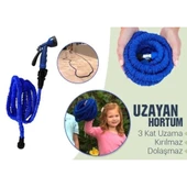 22.5 Metre Uzayan Bahçe Sulama Araç Yıkama Hortumu 7 Kademeli Başlık - 5