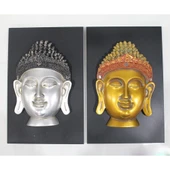 Duvara Asmalı Buda Büstü  6aly190 - 1