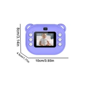Dijital Video Kayıt Fotoğraf Çocuk Kamerası Anlık Termal Resim Kağıt Baskılı - 5