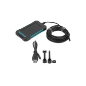 Ekranlı Çift Kameralı 10 Mt Hafıza Kart Destekli Sert Kablo Yılan Endoskop Kamera 5.5 Mm 4.3 Inc - 5