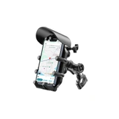 Gidon Bağlantılı Güneş Ve Yağmur Korumalı 360° Derece Ayarlanabilir Motosiklet Bisiklet Telefon Tutucu - 1