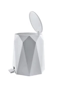Omnipazar ELF-476 Geo Plastik Pedallı Çöp Kovası 4 Litre - 4