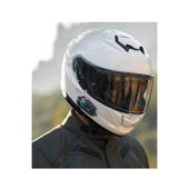 Y12  Motor Kask Kulaklık Rgb Modlu Radyolu Motosiklet Kulaklık 5.3 Bluetooth Intercom - 7