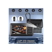 Vtn-093 Ekranlı Çift Kameralı 30 Metre Sert Kablo Yılan Endoskop Kamera 8 Mm 4.3 Inc - 3