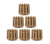 Omnipazar SO-İS02 İstanbul Dekoratif Yuvarlak Saksı 2,6 lt Mocha 6 Adet thumbnail 1