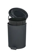 Omnipazar ELF-N320 Nostalji 3 Boy Plastik Pedallı Çöp Kovası - 2