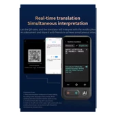Kameralı 140 Dilde Wifi Özellikli Translator Elektronik Çeviri Cihazı Türkçe Menü - 3