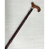 Rahat Tutuşlu Zarif Ahşap Baston Alk4519 - 1