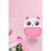 Dijital Video Fotoğraf App Destekli Çocuk Kamerası Termal Resim Kağıt Baskılı Yazıcı Mavi - 4