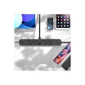 5 Prizli Akım Korumalı Uzatma Kablosu | 2xusb-a + 2xusb-c | 3680w - 2m Kablo - 4