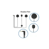 Jack Girişli 3.5mm İntercom Kulaklığı Bt31,bt22,bt35 Uyumlu Motorsiklet Kask Yedek Mikrofon - 1