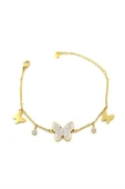Kelebek Bileklik - Altın thumbnail 1