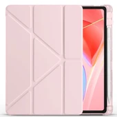 Lenovo Tab TB-311FU Kılıf Zore Tri Folding Kalem Bölmeli Standlı Kılıf - 4