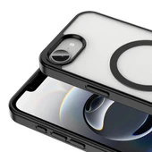 Apple iPhone 16E Kılıf M-safe Wireless Şarj Özellikli Silikon Zore Ege Kapak - 3