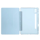 Lenovo Idea Tab Pro 12.7 TB-373FU Kılıf Zore Tri Folding Kalem Bölmeli Standlı Kılıf thumbnail 9