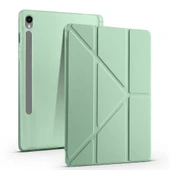 Galaxy Tab S10 FE Kılıf Zore Tri Folding Kalem Bölmeli Standlı Kılıf - 2