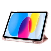 Apple iPad 11.Nesil 2025 Zore Smart Cover Kalem Bölmeli Standlı 1-1 Kılıf - 7