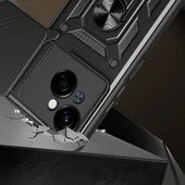 Tecno Spark Go 1 2025 Kılıf Magnetik Standlı Kamera Korumalı Zore Sürgülü Vega Kapak thumbnail 3