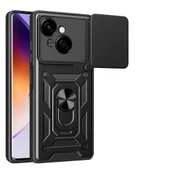 Tecno Spark Go 1 2025 Kılıf Magnetik Standlı Kamera Korumalı Zore Sürgülü Vega Kapak thumbnail 1