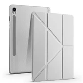 Galaxy Tab S10 FE Kılıf Zore Tri Folding Kalem Bölmeli Standlı Kılıf - 7