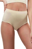 biçomi Elite Lite Kadın Yüksek Bel Dikişsiz İz Yapmaz Slip Külot Ten 811 thumbnail 1