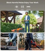 PROTEAR AM FM Dijital Ekranlı Radyo Kulaklıkları - Sarı - 9