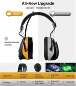 PROTEAR AM FM Dijital Ekranlı Radyo Kulaklıkları - Sarı - 3