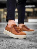 BİÇOMİ KB-X502  Kuback Taba Süet Yüksek Bej Taban Bağcık Detaylı Lastikli Günlük Erkek Ayakkabı thumbnail 3