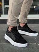 BİÇOMİ KB-046 Kuback Siyah Paraşüt Beyaz Yüksek Taban Günlük Spor Ayakkabı thumbnail 3