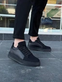 BİÇOMİ KB-046 Kuback Siyah Paraşüt Siyah Yüksek Taban Günlük Spor Ayakkabı thumbnail 3