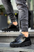 BİÇOMİ KB-056 Kuback Siyah Rugan Siyah Yüksek Taban Günlük Spor Ayakkabı thumbnail 4
