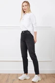 BİÇOMİ Yüksek bel mont jean pantolon - 4
