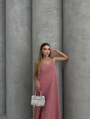 BİÇOMİ Piliseli uzun elbise thumbnail 2