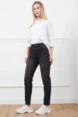 BİÇOMİ Yüksek bel mont jean pantolon - 6