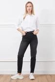 BİÇOMİ Yüksek bel mont jean pantolon - 1