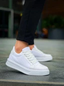 BİÇOMİ KB-X46 Kuback Beyaz Rugan Yüksek Beyaz Taban Günlük Spor Ayakkabı thumbnail 4