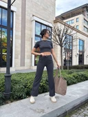 BİÇOMİ Bol paça pantolonlu alt üst takım thumbnail 1