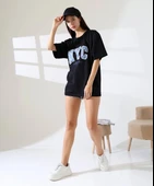 BİÇOMİ Oversize tişört thumbnail 2